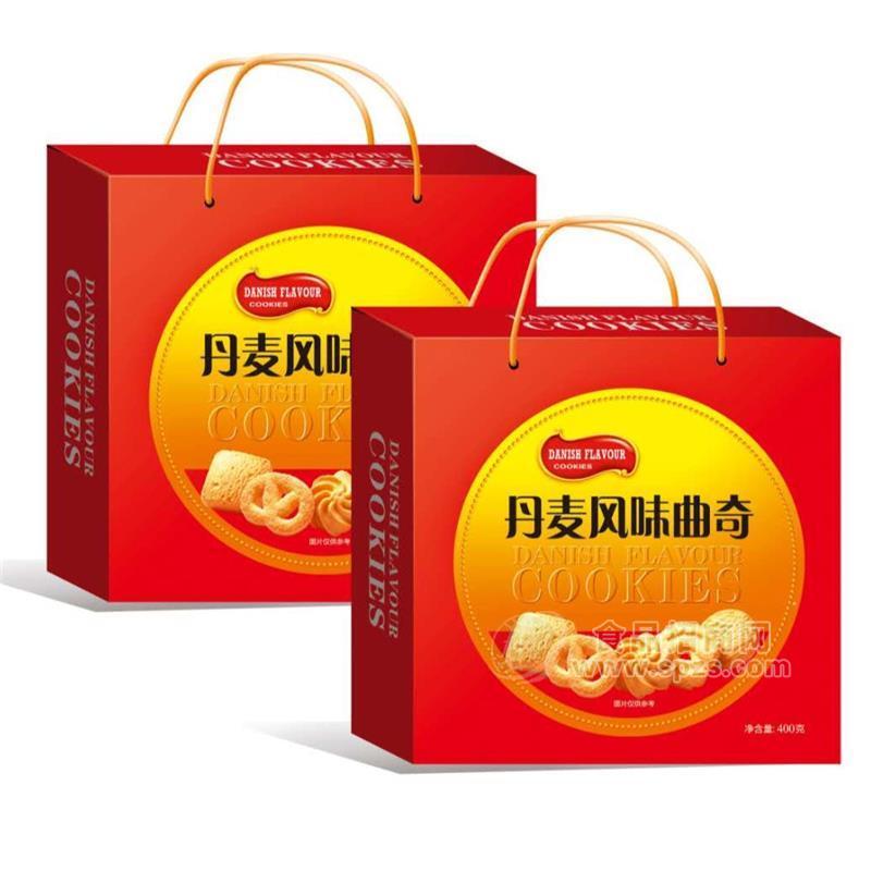 香港烨美福生喜红盒丹麦风味曲奇饼饼干招商