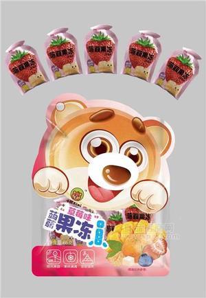 小熊 KIMI草莓味果冻