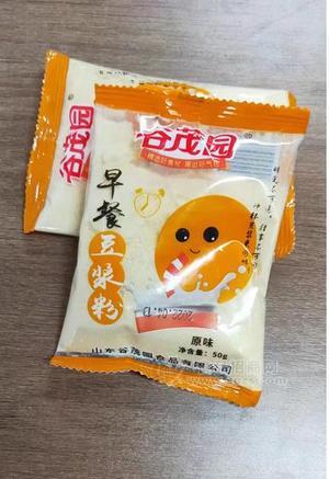 谷茂園早餐豆?jié){粉沖調全國招商