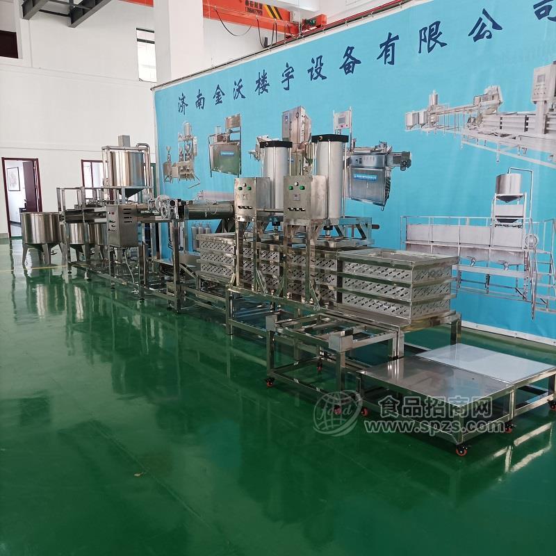 金沃全自动大型千张生产线厂家定制大型豆腐皮机器