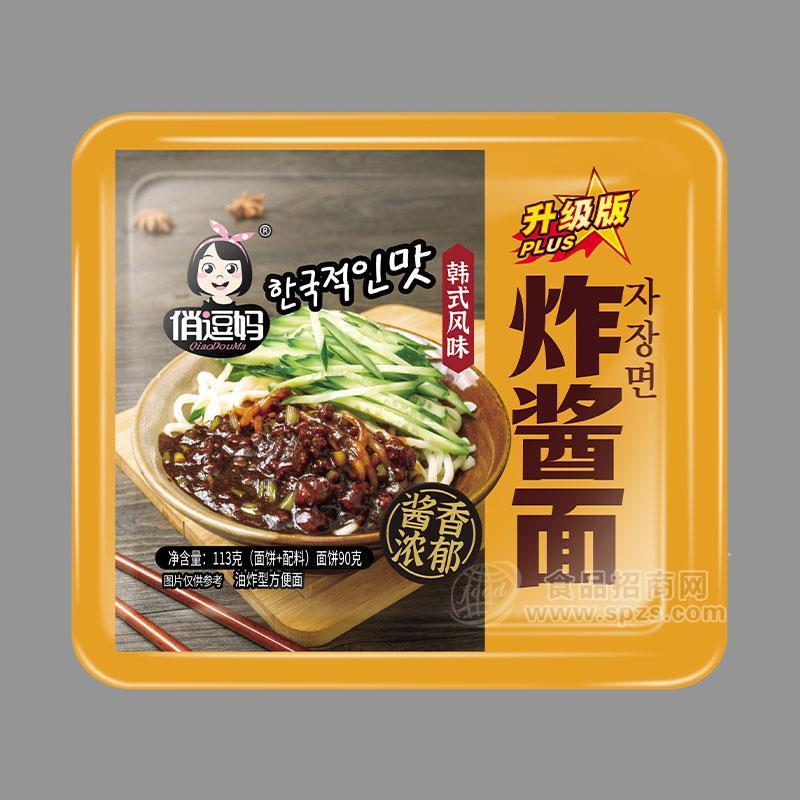 俏逗妈韩式风味炸酱面方便食品113g