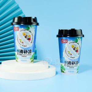 純π椰奶清補(bǔ)涼果粒風(fēng)味飲料杯裝飲料