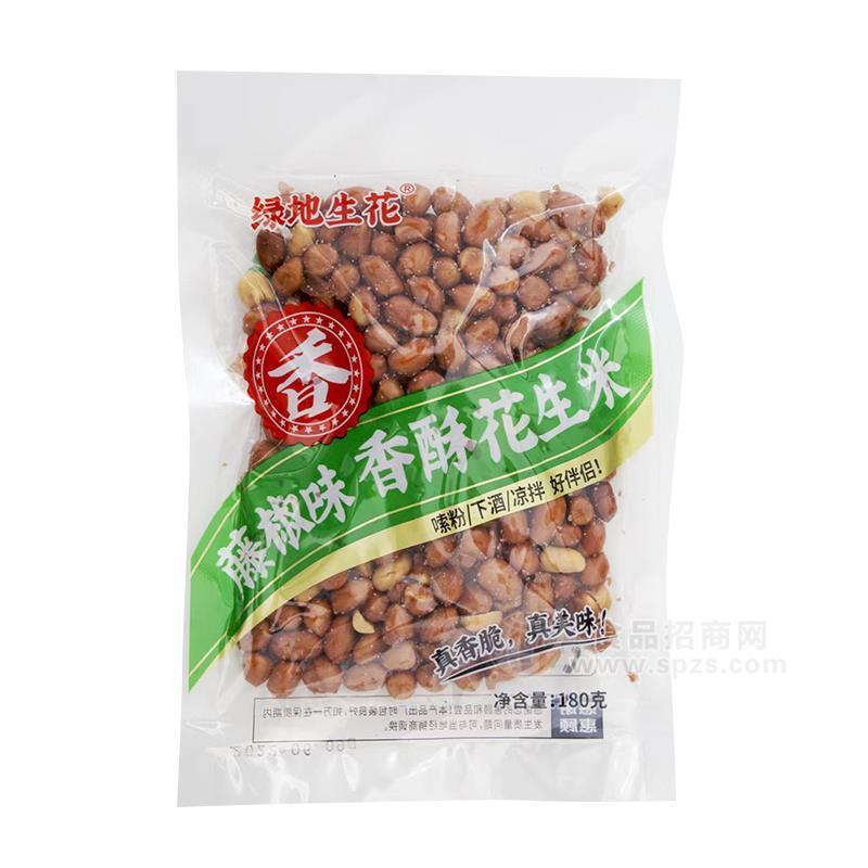 绿地生花藤椒味香酥花生米180g