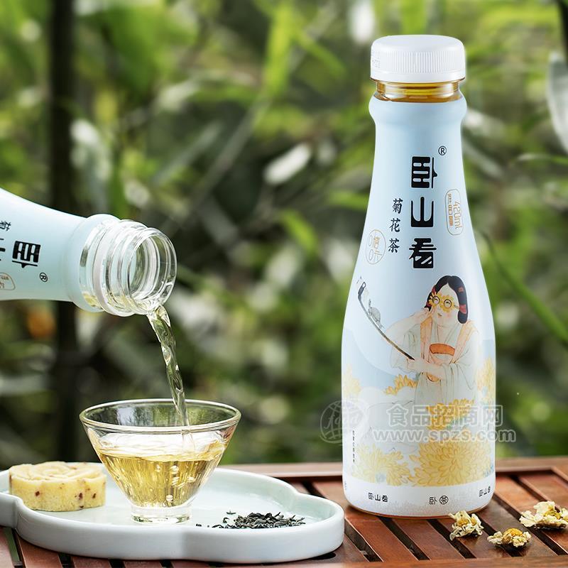 ·卧山看菊花茶0糖0卡茶饮料420ml 