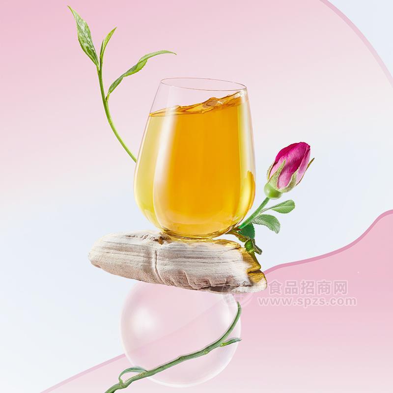 卧山看玫瑰茶茶饮料