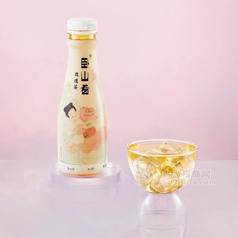 ·卧山看玫瑰茶0糖茶饮料420ml 
