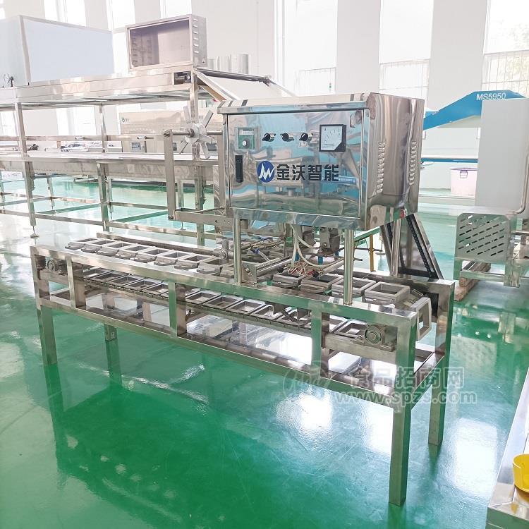 金沃全自动多功能小型内酯豆腐机封盒机器