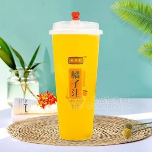 乾粱斋橘子汁果汁饮料600ml杯装饮料代理