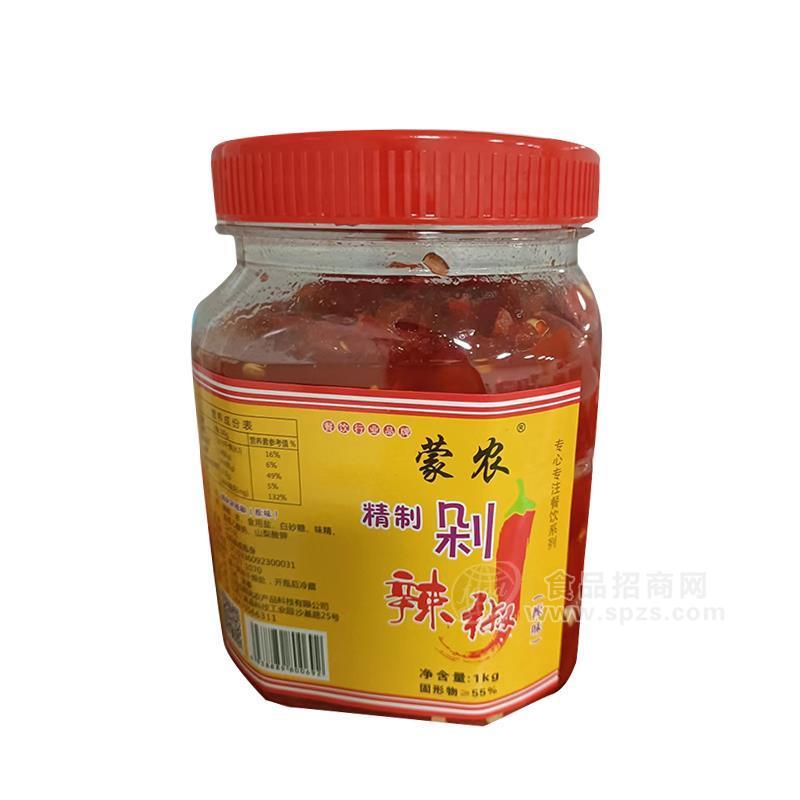 ·蒙农精制剁辣椒酱原味1千克 