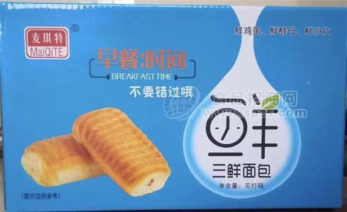 麦琪特三鲜面包早餐面包礼盒装