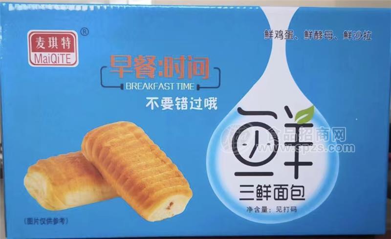 麦琪特三鲜面包早餐面包礼盒装