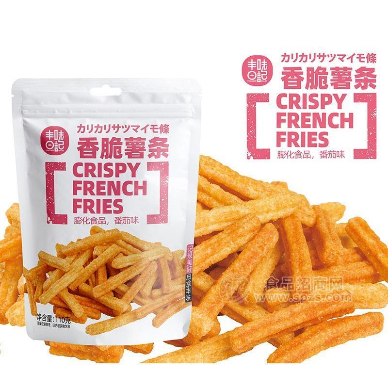 丰味日记番茄味香脆薯条膨化食品110g