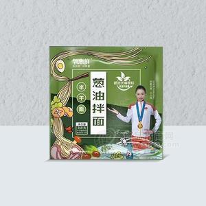氧惠鲜葱油拌面半干面方便食品240g