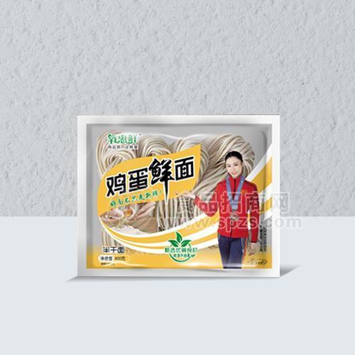 氧惠鲜鸡蛋鲜面半干面方便食品400g 