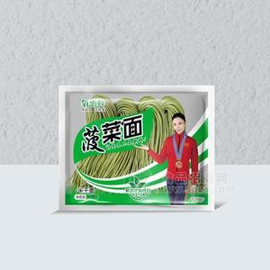 氧惠鮮菠菜面半干面方便食品400g