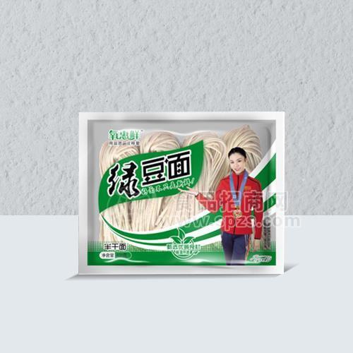 氧惠鲜绿豆面半干面方便食品400g 