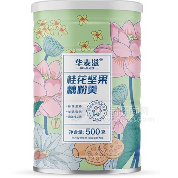 華麥滋桂花堅果藕粉羹沖調(diào)方便食品500克