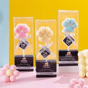 帕特熊马卡龙猫爪手工艺术棒棒糖糖玩招商