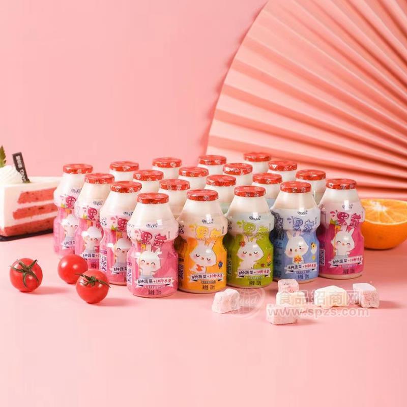 智哆兔果蔬水果乳饮料实物图招商