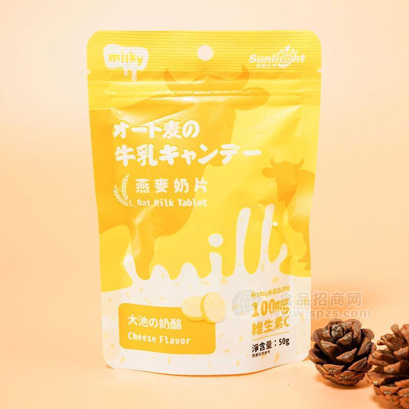 太阳之光燕麦奶片休闲食品50g