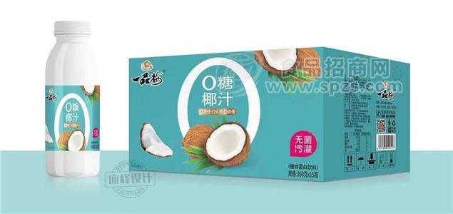 一品梅0糖椰汁植物蛋白饮料