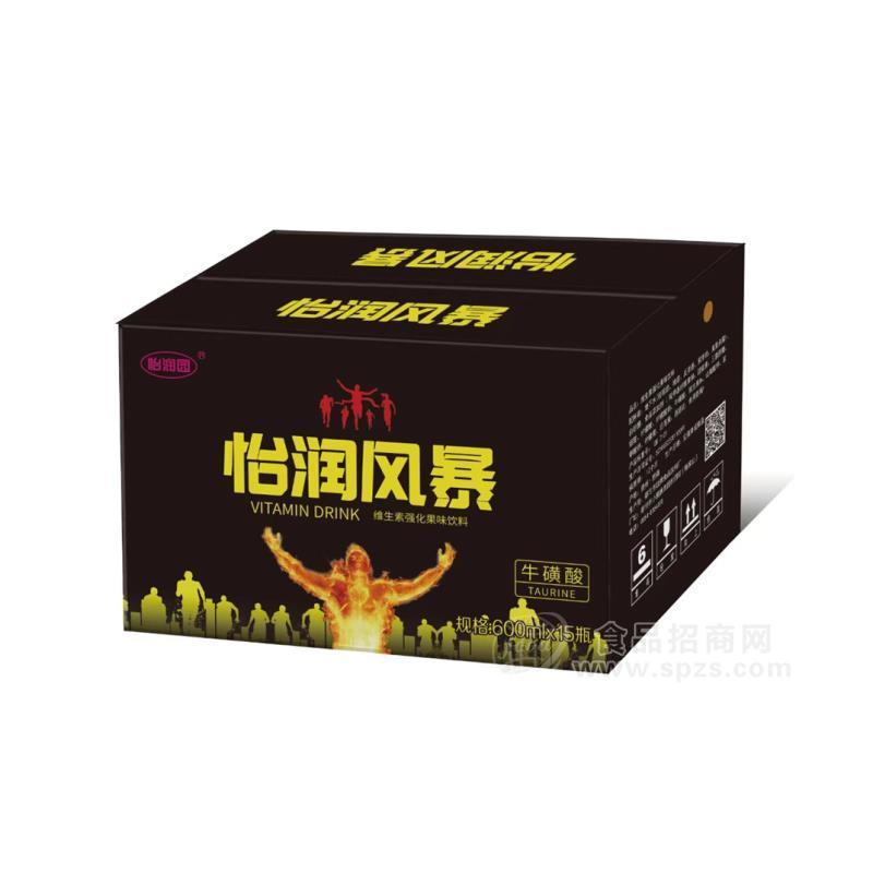 ·怡润园怡润风暴维生素强化果味饮料600mlx15瓶 