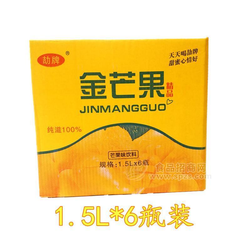 ·劼牌金芒果果汁饮料1.5LX6瓶 