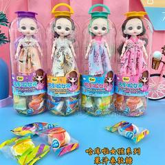 哈库啦女孩系列果汁卷软糖休闲食品儿童糖玩代理 