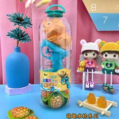 萌孩子萌趣喷水枪菠萝味果肉软糖儿童糖玩65g
