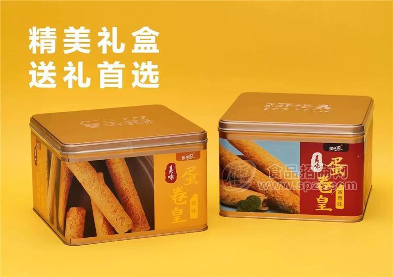 琪兴源蛋卷皇原味香葱味礼盒装