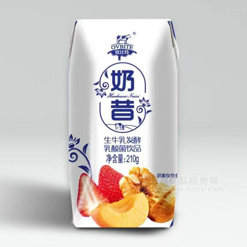 欧比特生牛乳发酵乳酸菌饮品乳饮料210g