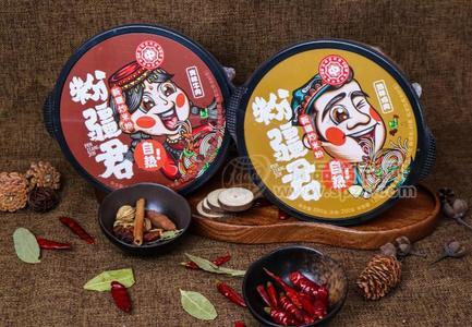 粉疆君新疆炒米粉自熱方便食品510g