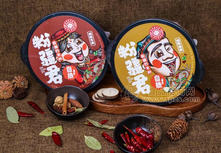 粉疆君新疆炒米粉自熱方便食品510g