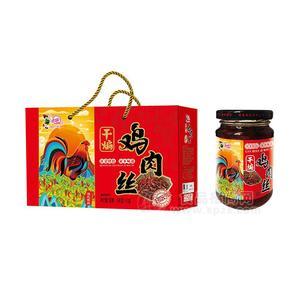 青援干煸鸡丝辣椒酱礼盒装招商180g×5瓶
