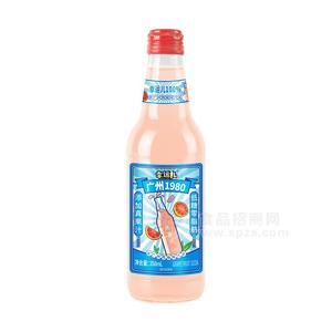 幸運(yùn)兒廣州1980西柚味汽水飲料瓶裝招商358ml