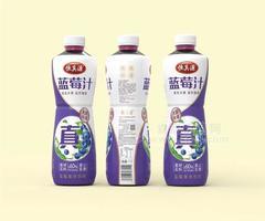 恒真源蓝莓汁蓝莓果肉饮料1.25L