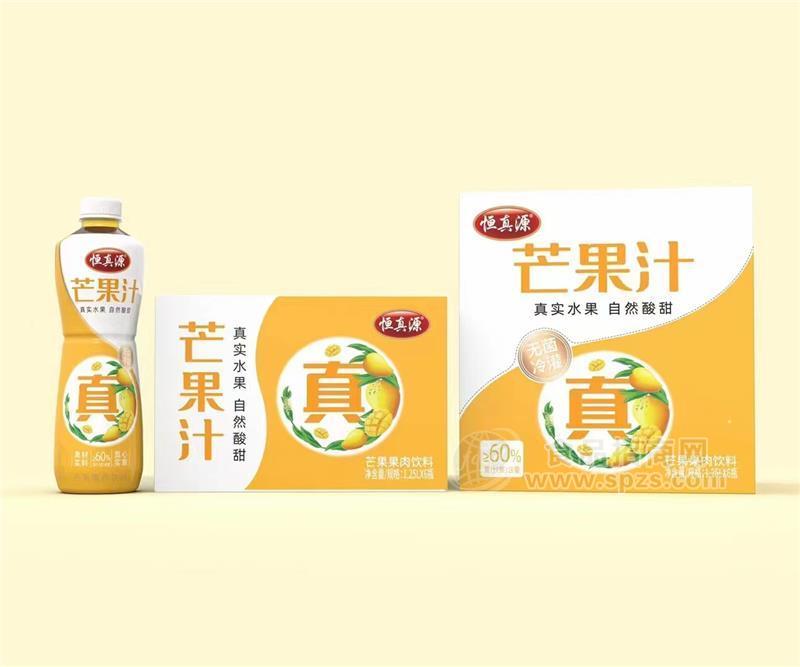 恒真源芒果汁芒果肉饮料1.25L (2)