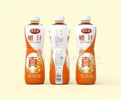 恒真源橙汁果肉饮料1.25L 