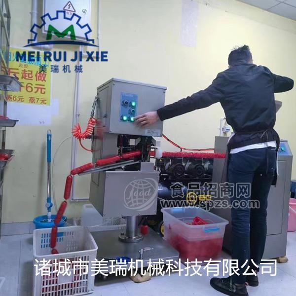 腊肠加工生产线 腊肠全套加工机器 商用液压灌肠机