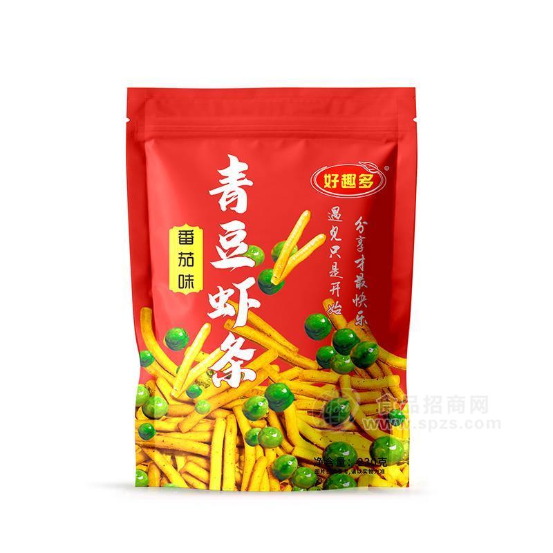 好趣多青豆蝦條番茄味休閑食品230g