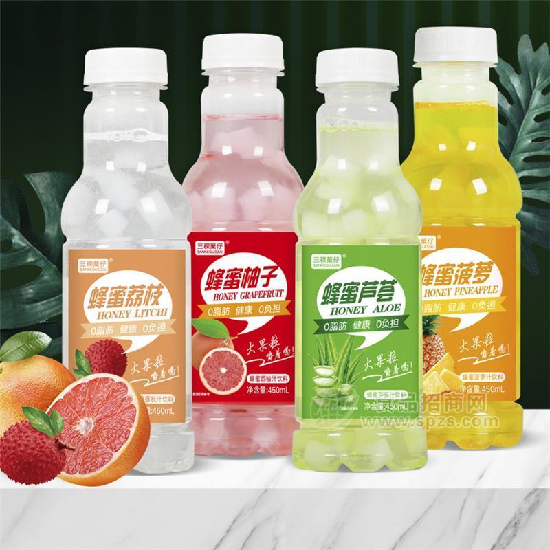 三稞菓仔果汁饮料大果粒饮料450ml