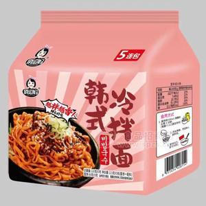 俏逗妈韩式冷拌面5连包116gx5包