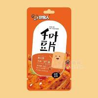 创食人卤香香辣千叶豆片休闲食品18g