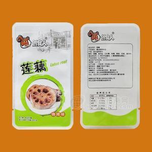 創(chuàng)食人燒烤味蓮藕休閑食品小零食招商