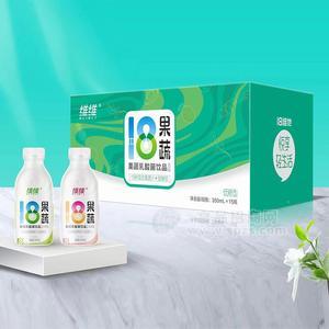 維維芝士味發(fā)酵奶加18種混合果蔬汁果蔬乳酸菌飲品箱裝招商350ml×15瓶