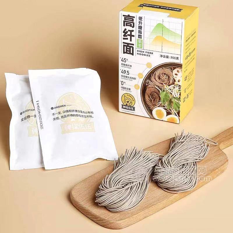 神探伍伍无糖低GI高纤半干面300g