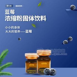 蓝莓浓缩粉固体饮料 山东恒康源头厂家贴牌代加工