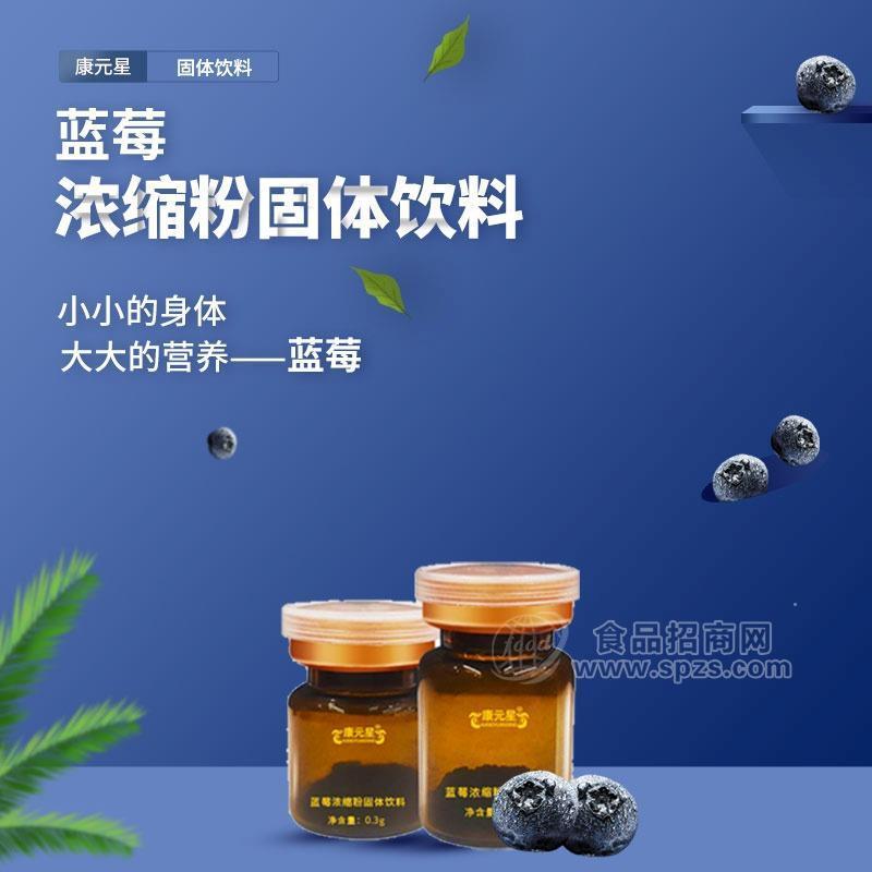 藍莓濃縮粉固體飲料 山東恒康源頭廠家貼牌代加工