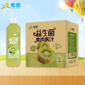 增健獼猴桃味益生菌果肉果汁飲品1.5LX6瓶