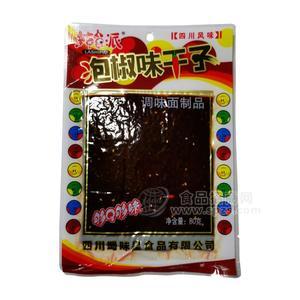 辣食派泡椒味干子調(diào)味面制品休閑食品80g